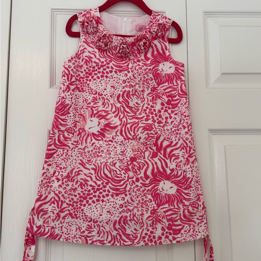 Lilly Pulitzer Pink and White Patterned Dress